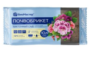 Грунт брикет Цветочный сад 10л