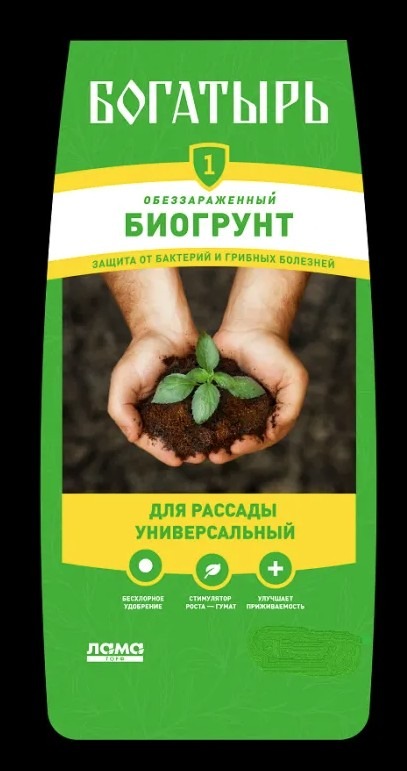 Грунт Рассада БОГАТЫРЬ 10л Универсальный