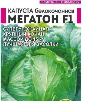 Капуста Мегатон F1