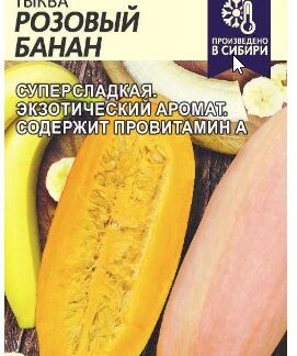 Тыква Розовый Банан
