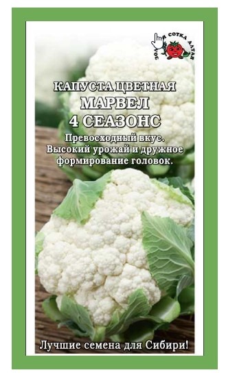 Капуста цветная Марвел 4 сеазонс