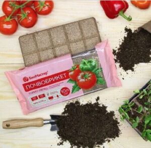 Грунт БРИКЕТ Томат и перец 10л