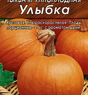 Тыква крупноплодная Улыбка
