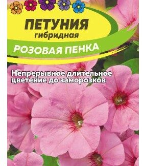 ПЕТУНИЯ РОЗОВАЯ ПЕНКА