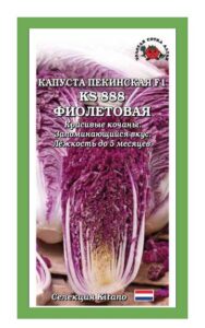 Капуста пекинская KS 888 Фиолетовая