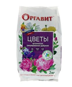 Удобрение ОРГАВИТ ЦВЕТЫ органическое 2кг