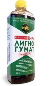 ЖКУ МЕРА Лигногумат В-Fe Лечебная подкормка для всех растений 0,5л