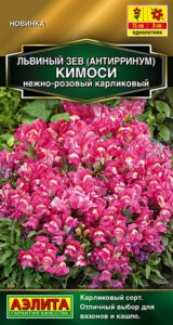 Львиный зев Кимоси нежно-розовый карликовый