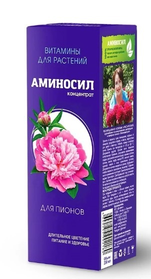 ВИТАМИНЫ АМИНОСИЛ ДЛЯ ПИОНОВ В ФОРМЕ КОНЦЕНТРАТА