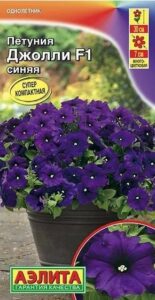 Петуния Джолли синяя F1 многоцветковая