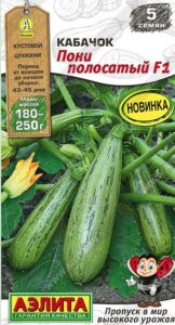 Кабачок цуккини Пони полосатый F1