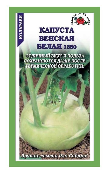 Капуста кольраби Венская белая