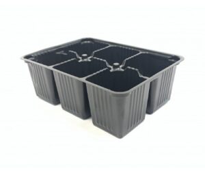 Рассадная кассета квадратная 6 ячеек