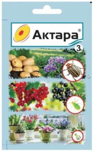 Инсектицид АКТАРА контактно-кишечный 3 г