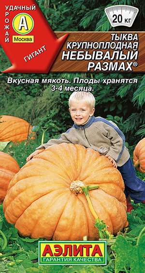Тыква крупноплодная Небывалый размах 2г