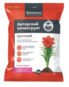 Грунт Авторский цветочный 10л Биомастер